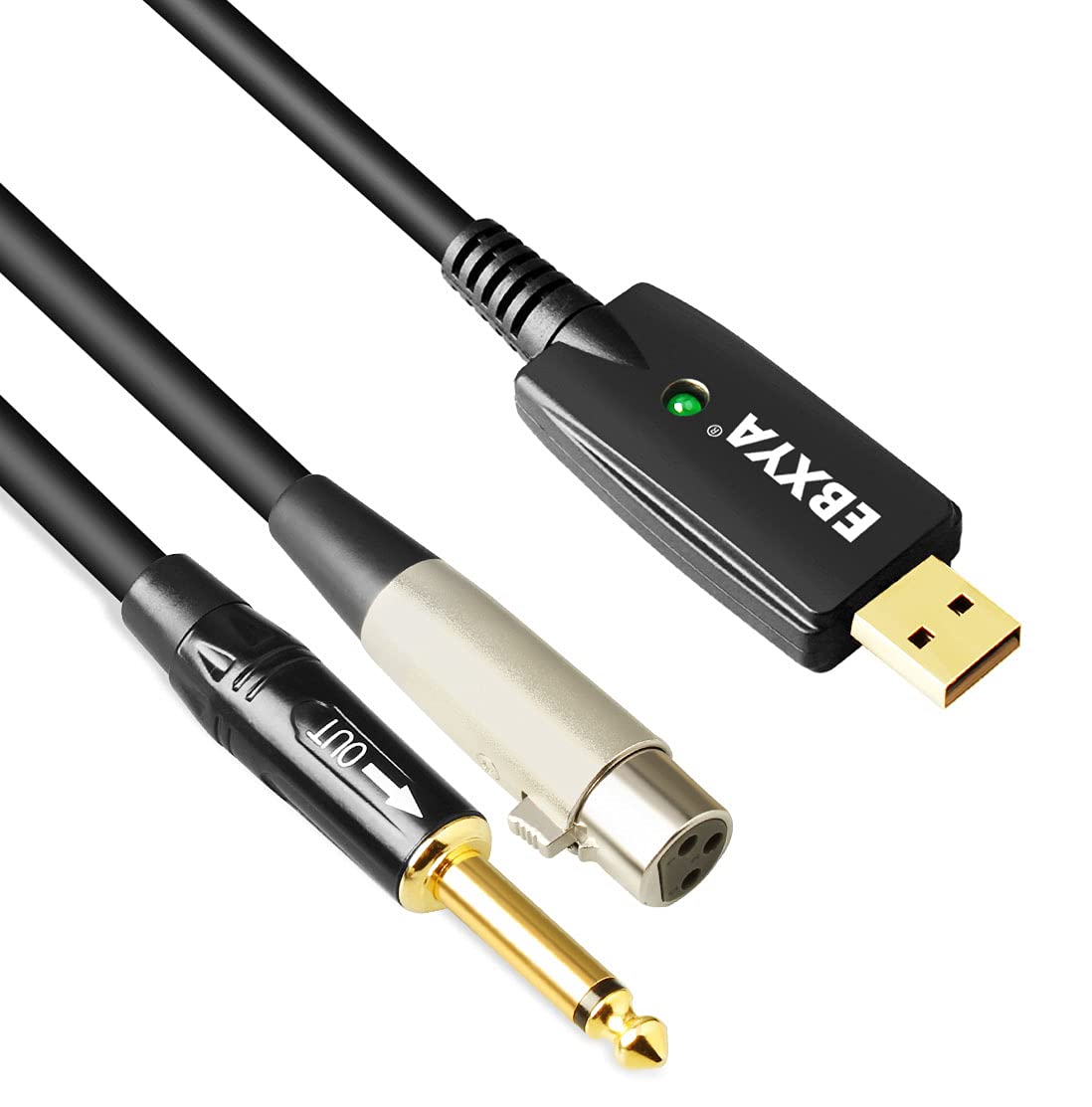 Is it true that there is gold inside the electrick guitar cable to amp?