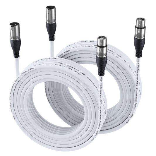 EBXYA XLR Cable - Premium Balanced Microphone Cable with 3-Pin XLR Male to Female Mic Speaker Cable