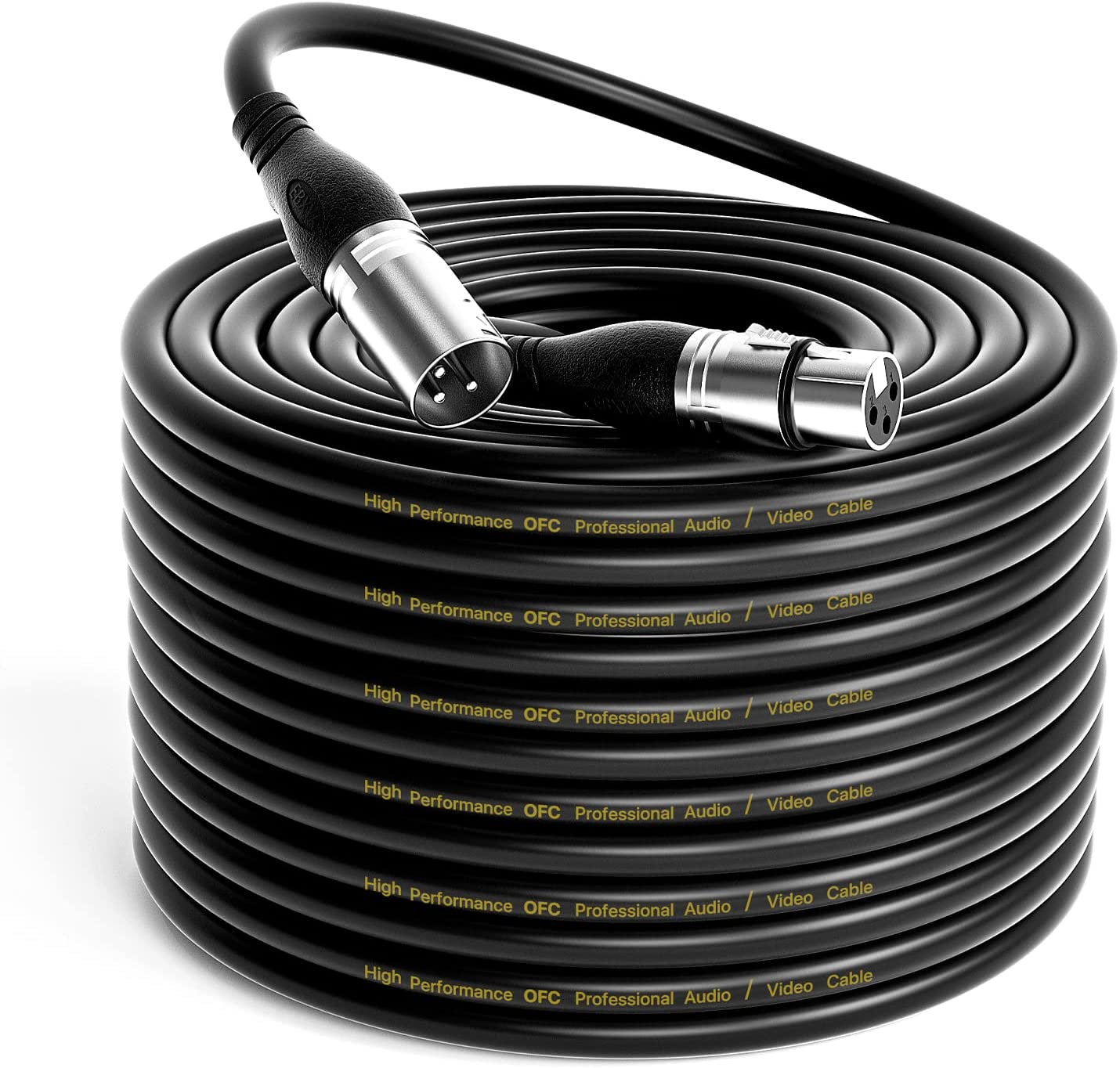 EBXYA XLR Cable - Premium Balanced Microphone Cable with 3-Pin XLR Male to Female Mic Speaker Cable,