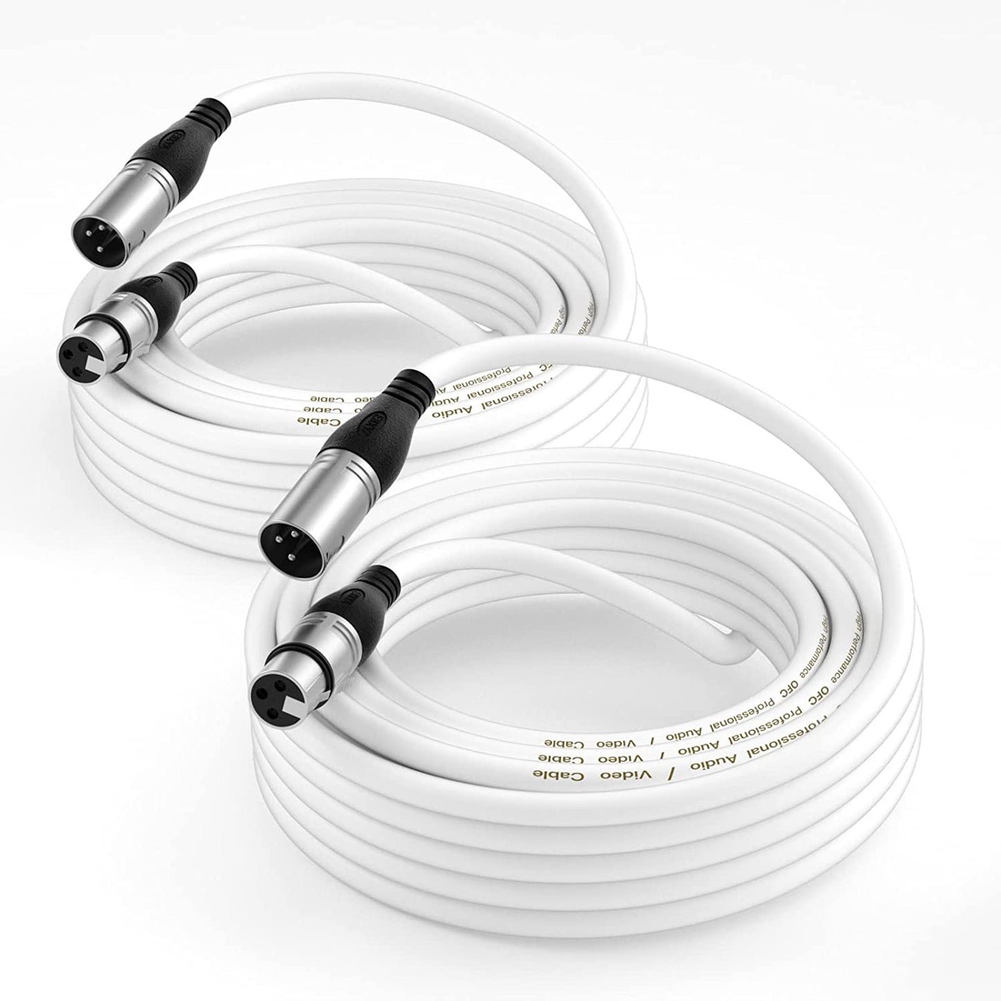 EBXYA XLR Cable - Premium Balanced Microphone Cable with 3-Pin XLR Male to Female Mic Speaker Cable,