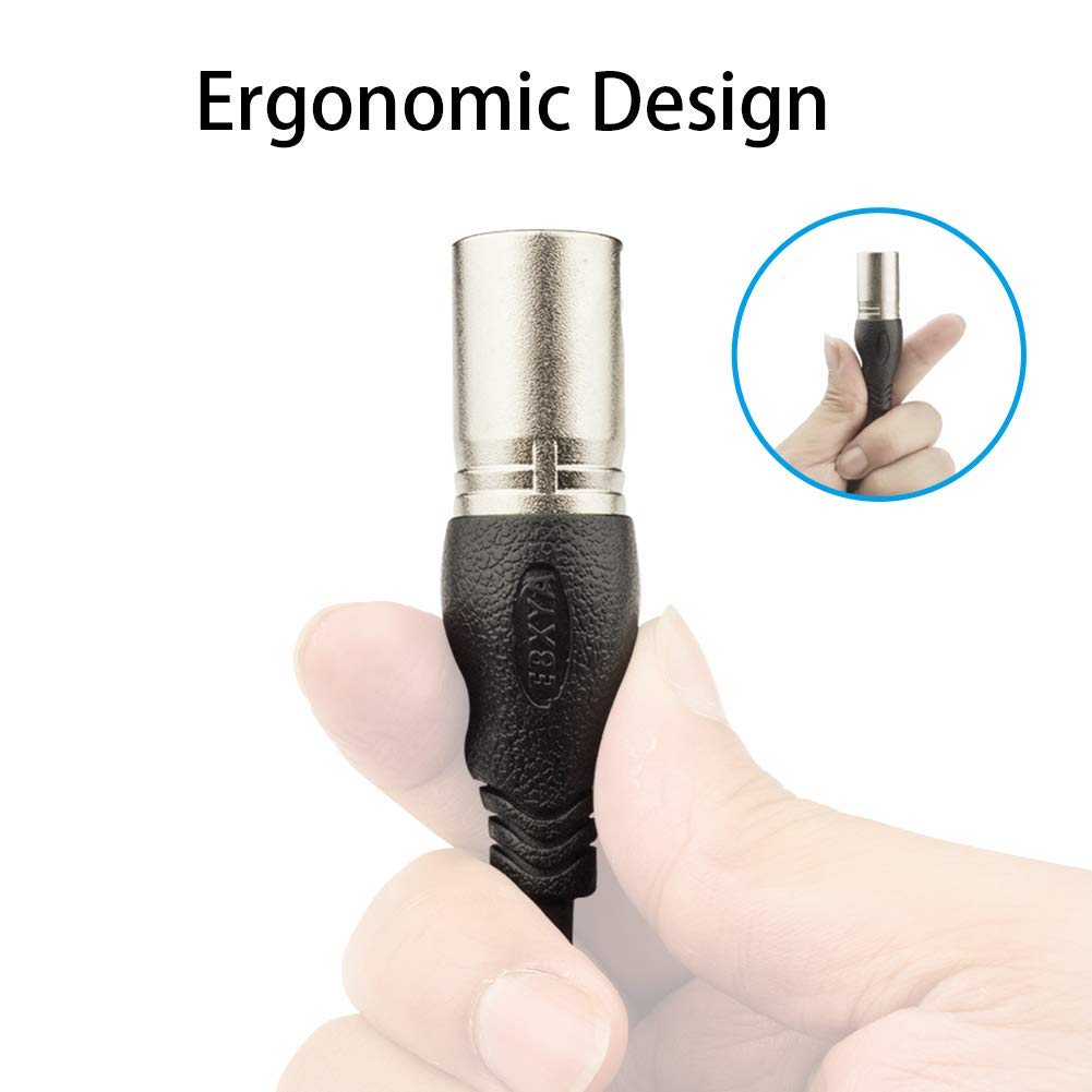 EBXYA 3.5mm to RCA Cable 3 Ft 2 Pack, Dual RCA Female to Male 3.5mm Audio AUX Cord 3 Feet