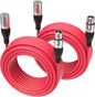 EBXYA XLR Cable - Premium Balanced Microphone Cable with 3-Pin XLR Male to Female Mic Speaker Cable