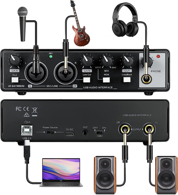 BEHRINGER UMC 404HD Audiophile 4 x 4 24 bits/192 kHz interfaz de audio BEHRINGER UMC 404HD Audiophile 4 x 4 24 bits/192 kHz interfaz de audio