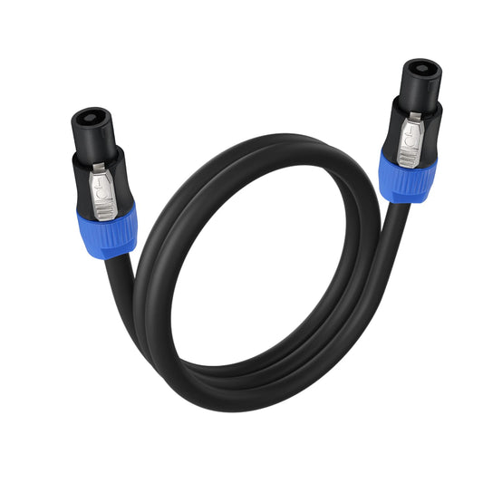 EBXYA 3 Feet Speakon Speaker Cable 12 Gauge(AWG) - Premium Speakon to Speakon Audio Cable Cord with NL4FX (NL4FC) Connector - 2 Conductor