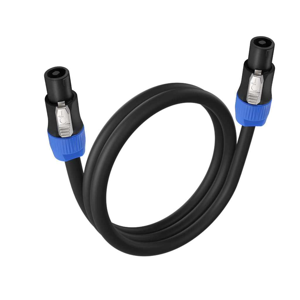 EBXYA 3 Feet Speakon Speaker Cable 12 Gauge(AWG) - Premium Speakon to Speakon Audio Cable Cord with NL4FX (NL4FC) Connector - 2 Conductor