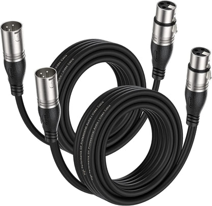 EBXYA XLR Cable  - Premium Balanced Microphone Cable with 3-Pin XLR Male to Female Mic Speaker Cable,