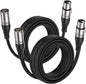 EBXYA XLR Cable  - Premium Balanced Microphone Cable with 3-Pin XLR Male to Female Mic Speaker Cable,
