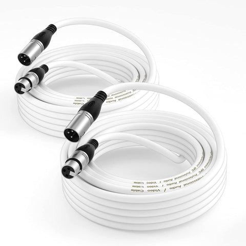 EBXYA XLR Cable  - Premium Balanced Microphone Cable with 3-Pin XLR Male to Female Mic Speaker Cable,