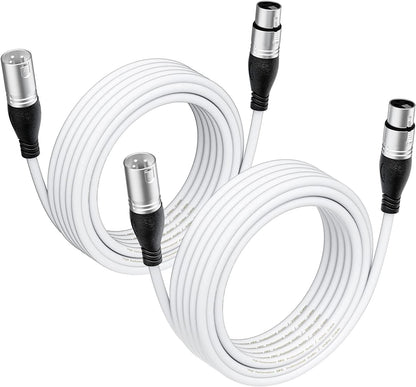 EBXYA XLR Cable  - Premium Balanced Microphone Cable with 3-Pin XLR Male to Female Mic Speaker Cable,