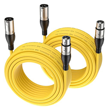 EBXYA XLR Cable  - Premium Balanced Microphone Cable with 3-Pin XLR Male to Female Mic Speaker Cable,