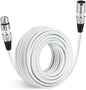 EBXYA XLR Cable（50ft - DMX Cable with 3 Pins Balanced Shielded XLR Male to Female Mic Cable Cords