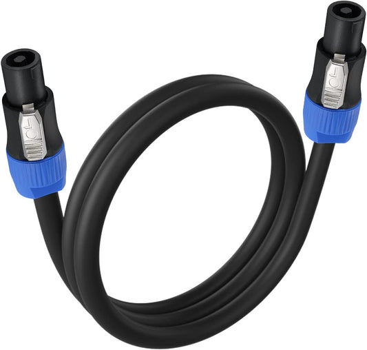 EBXYA Speakon Speaker Cable 12 Gauge(AWG) - Premium Speakon to Speakon Audio Cable Cord with NL4FX (NL4FC) Connector