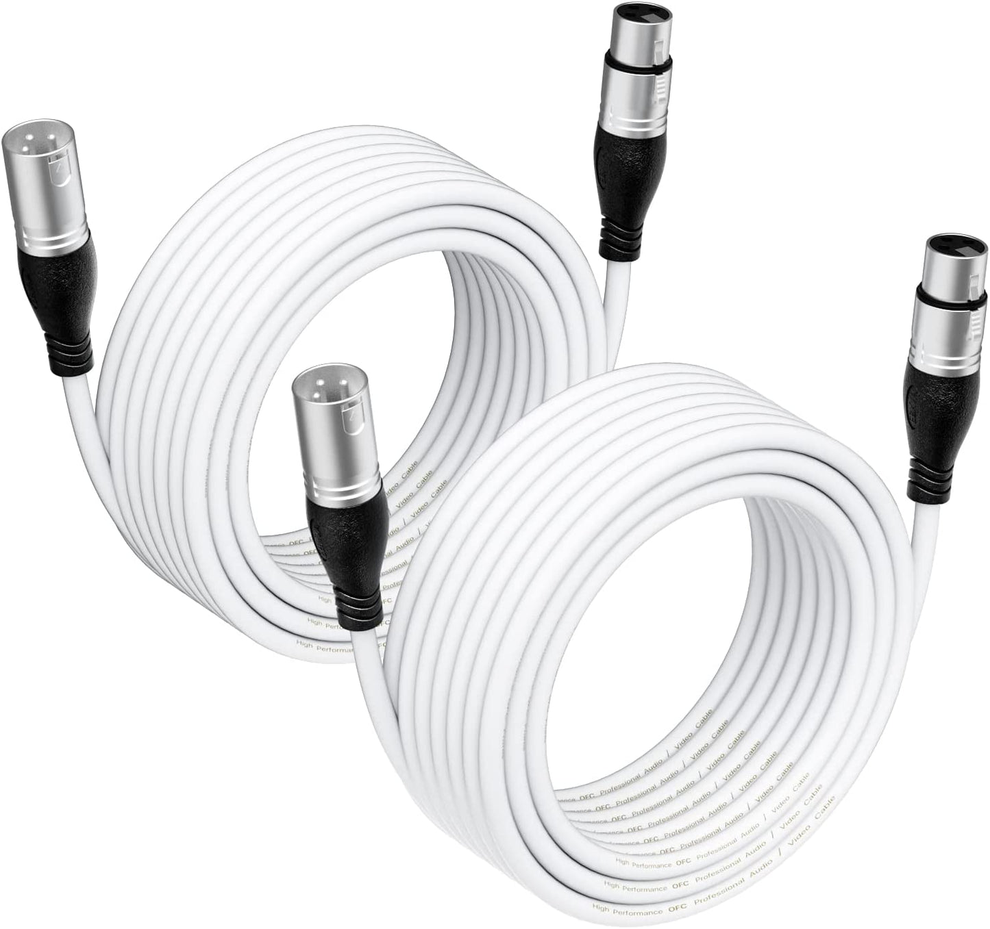 EBXYA XLR Cable  - Premium Balanced Microphone Cable with 3-Pin XLR Male to Female Mic Speaker Cable,