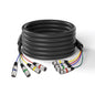 EBXYA XLR Snake Cables 4 Colored, 4-Channel Microphone Patch Cable XLR Male to Female, Recording Snake for Live, Recording,
