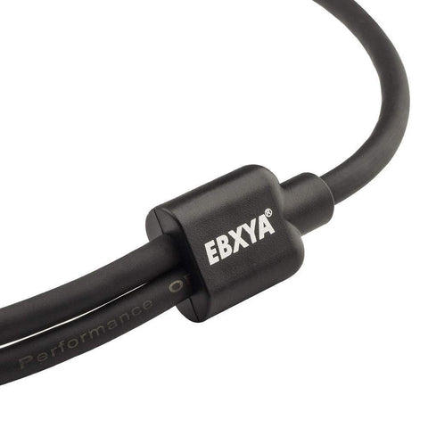 EBXYA 1/4 TRS Splitter Cable, 1/4 TRS to Dual 6.35mm Female Stereo Cable Cord with Gold Plated Jack